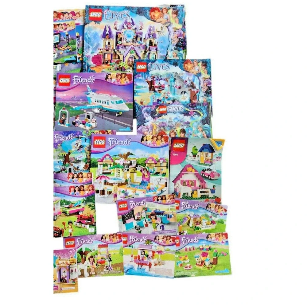 Lego Friends and Other Instruction Books - Books‎ Only Lot